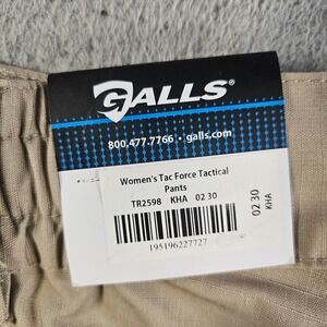 NEW GALLS Tac Force Tactical Pants Women Khaki Size 2 Inseam 30